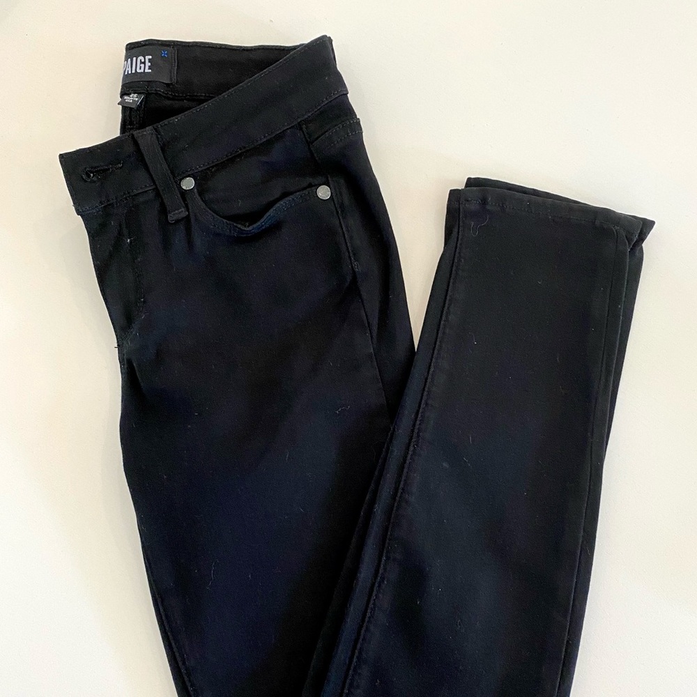 Paige Verdugo Ultra Skinny Black Denim